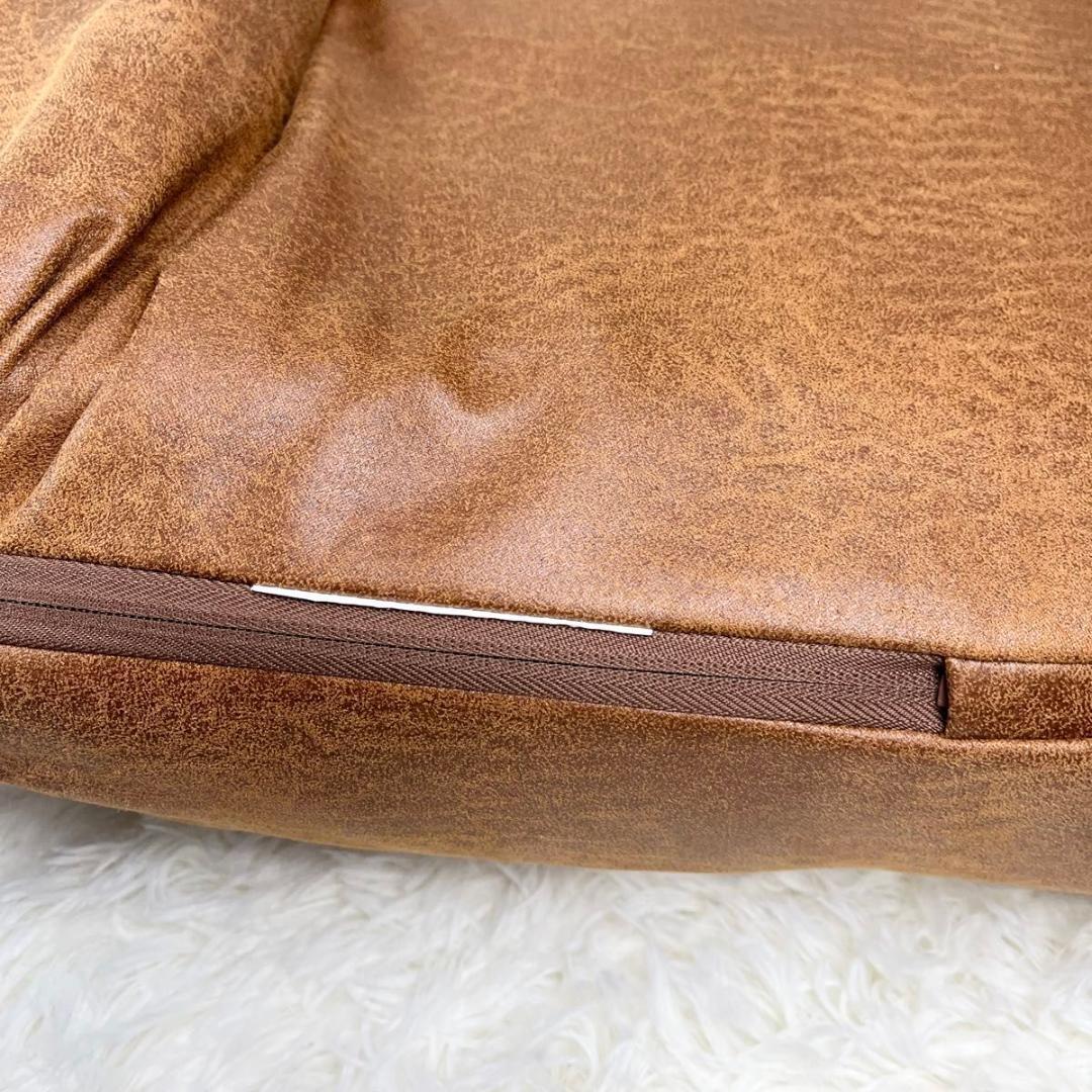 【2個セット】ニトリ つながるポケットコイル 座椅子 レザー調タイプ　ロソファ