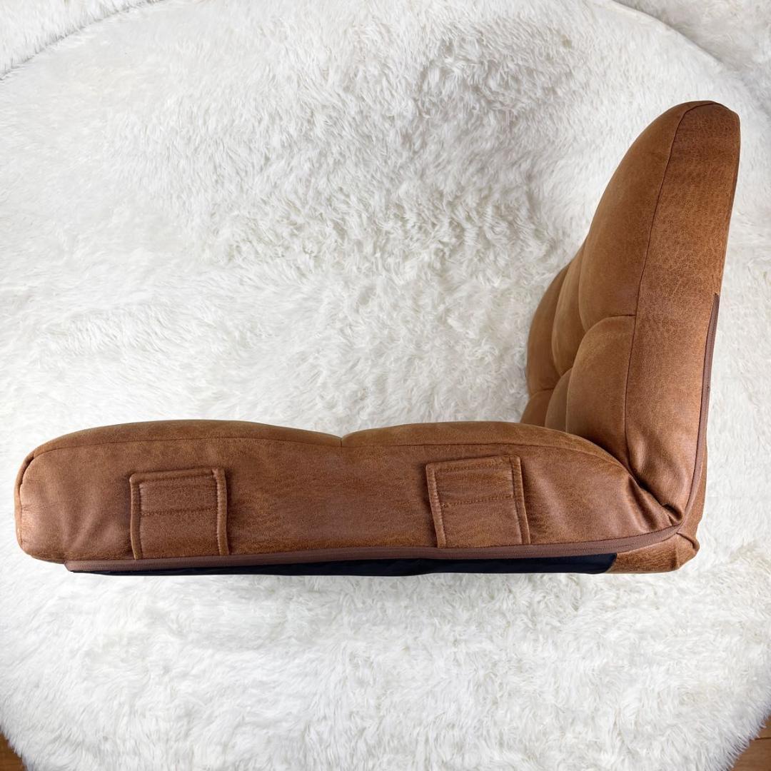 【2個セット】ニトリ つながるポケットコイル 座椅子 レザー調タイプ　ロソファ