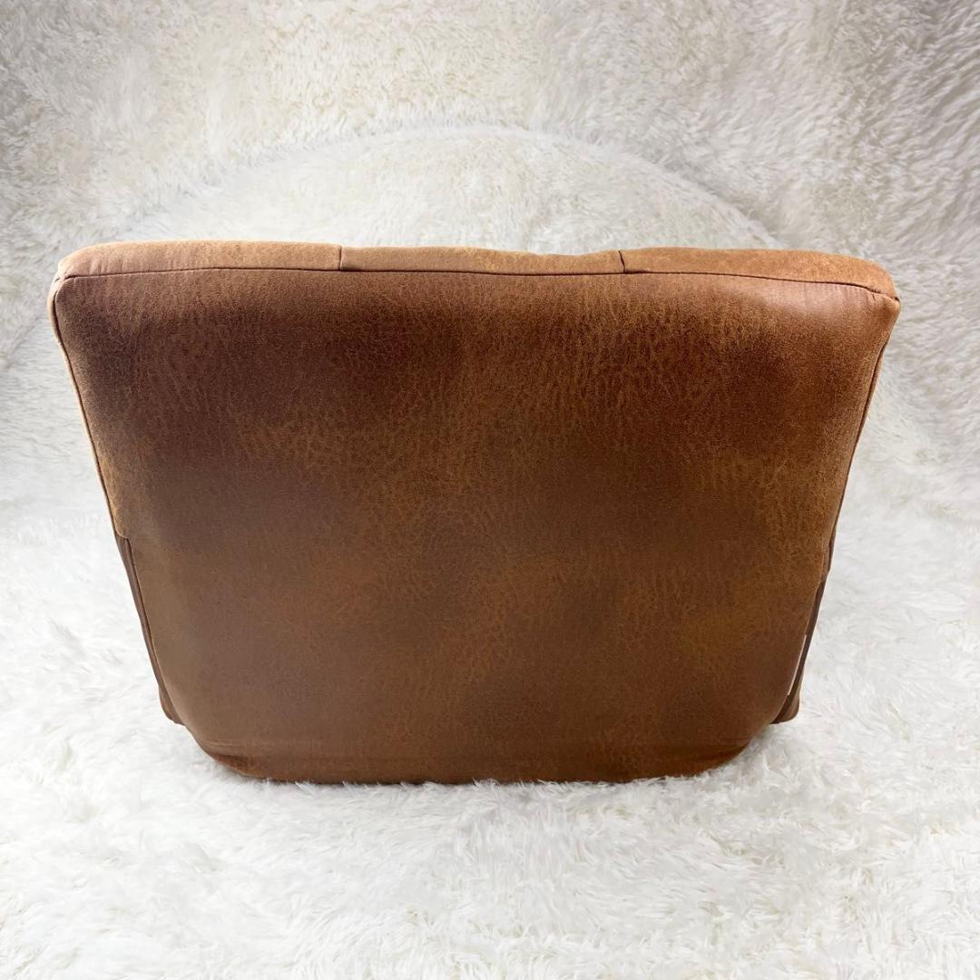 【2個セット】ニトリ つながるポケットコイル 座椅子 レザー調タイプ　ロソファ