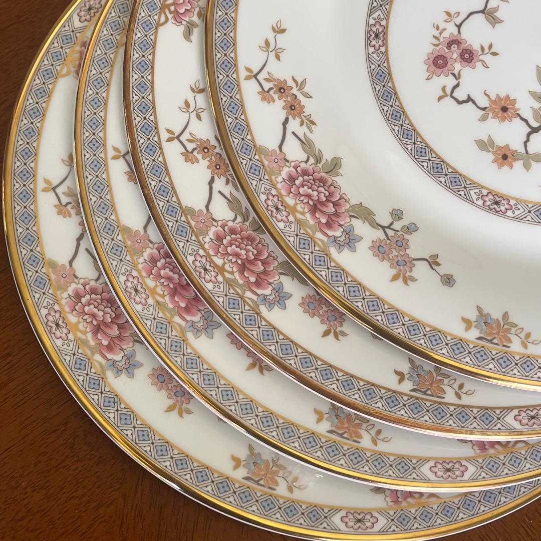 【希少品】英国製　ロイヤルドルトン★カントン★豪華なディナー皿　4枚