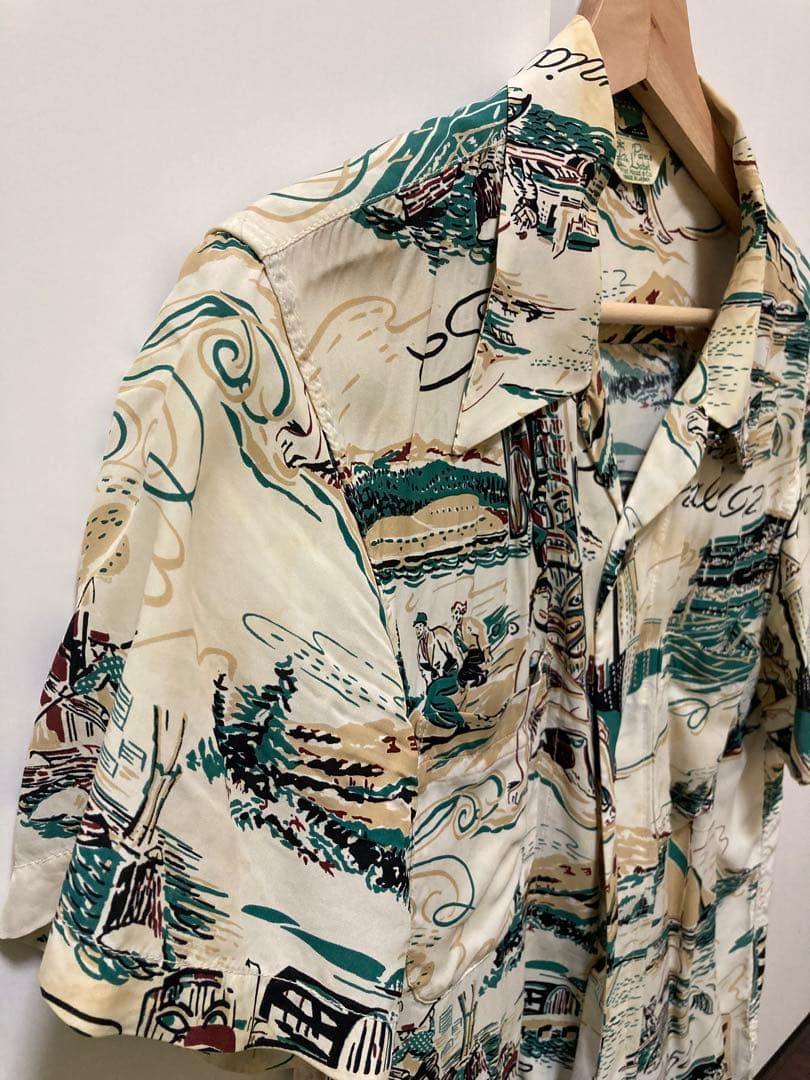 アロハシャツ　フラットヘッド　半袖