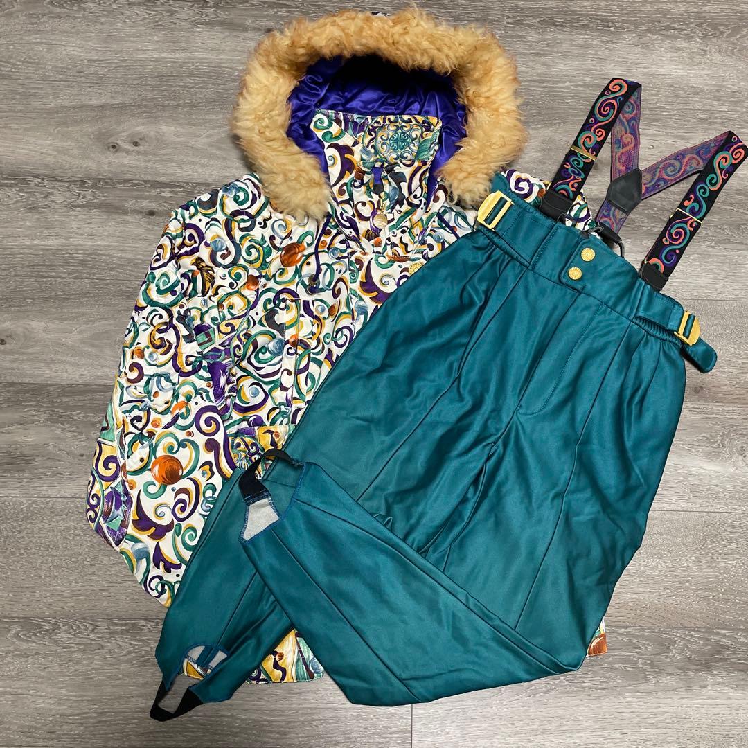 激レアヴィンテージ KENSHO ABEムートンファースキーウェア セットアップ