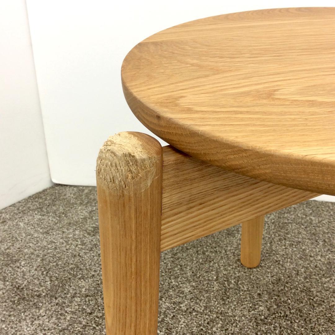 unico ウニコ SOLK ソルク サイドテーブル ナチュラル ２