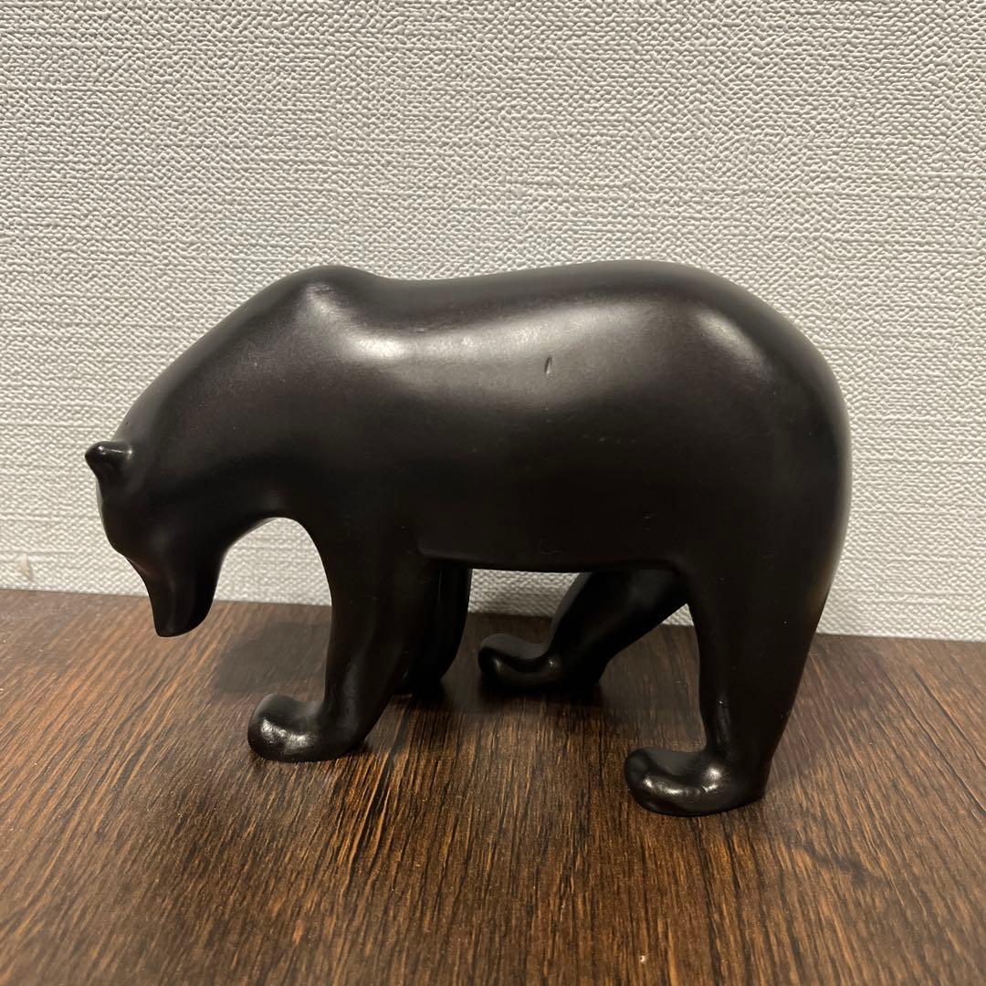 希少品 ルーブル美術館 フランソワポンポン 熊 置物 刻印あり