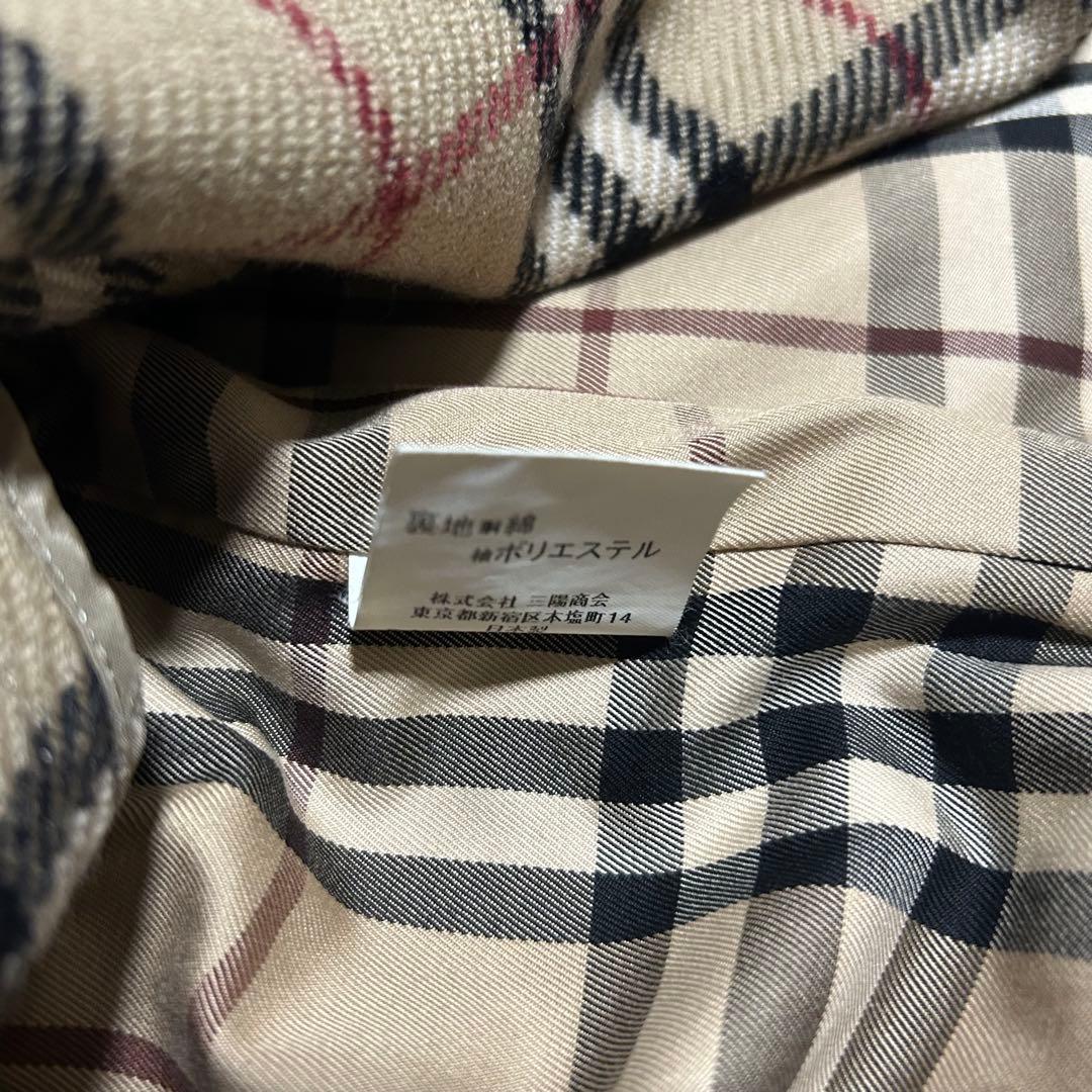良品✨バーバリーロンドン 玉虫色 ノバチェック ライナー付き ステンカラーコート