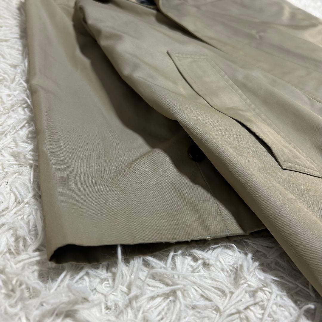 良品✨バーバリーロンドン 玉虫色 ノバチェック ライナー付き ステンカラーコート