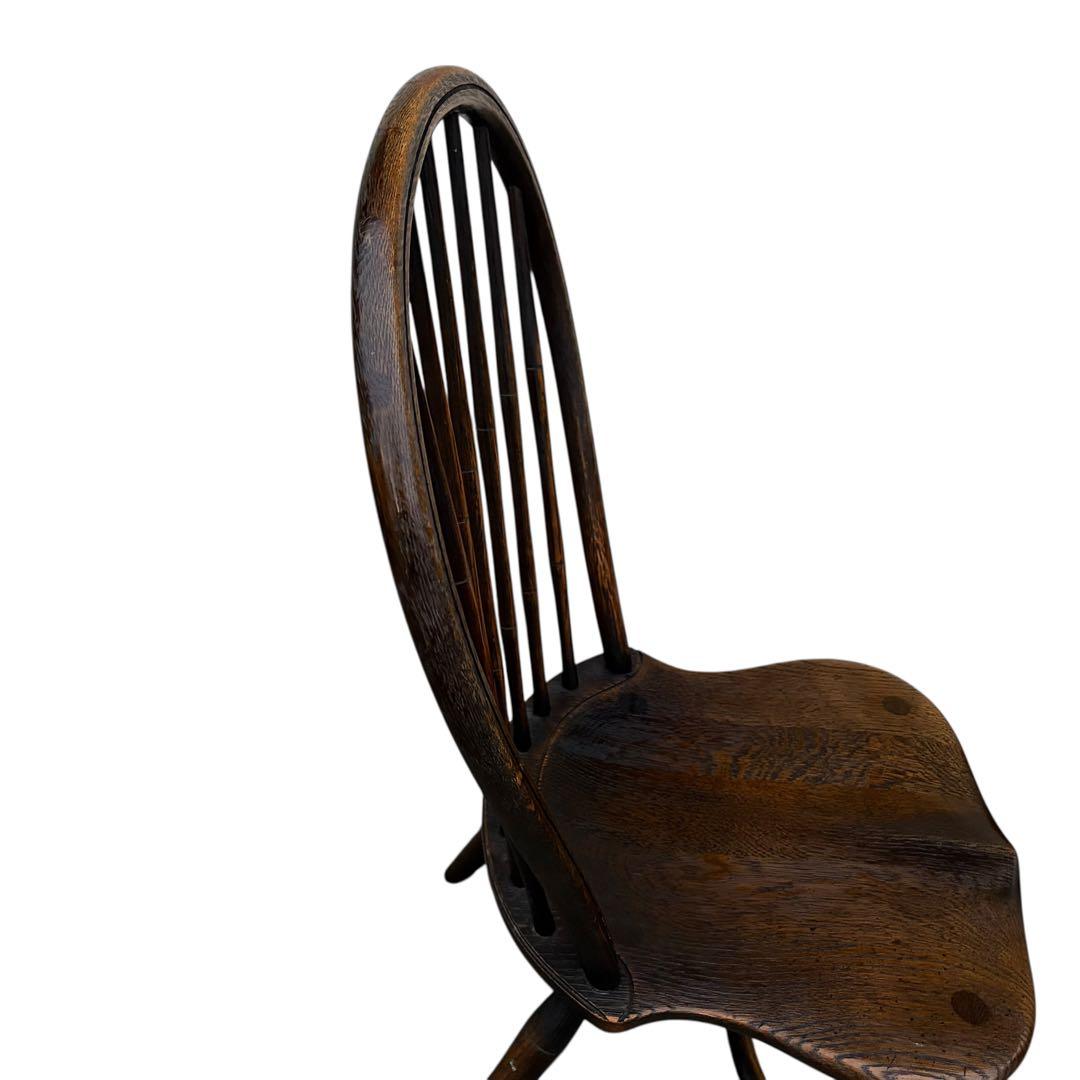 【美品】飛騨産業 キツツキ PROVINCIAL ボウバックチェア アームレス③