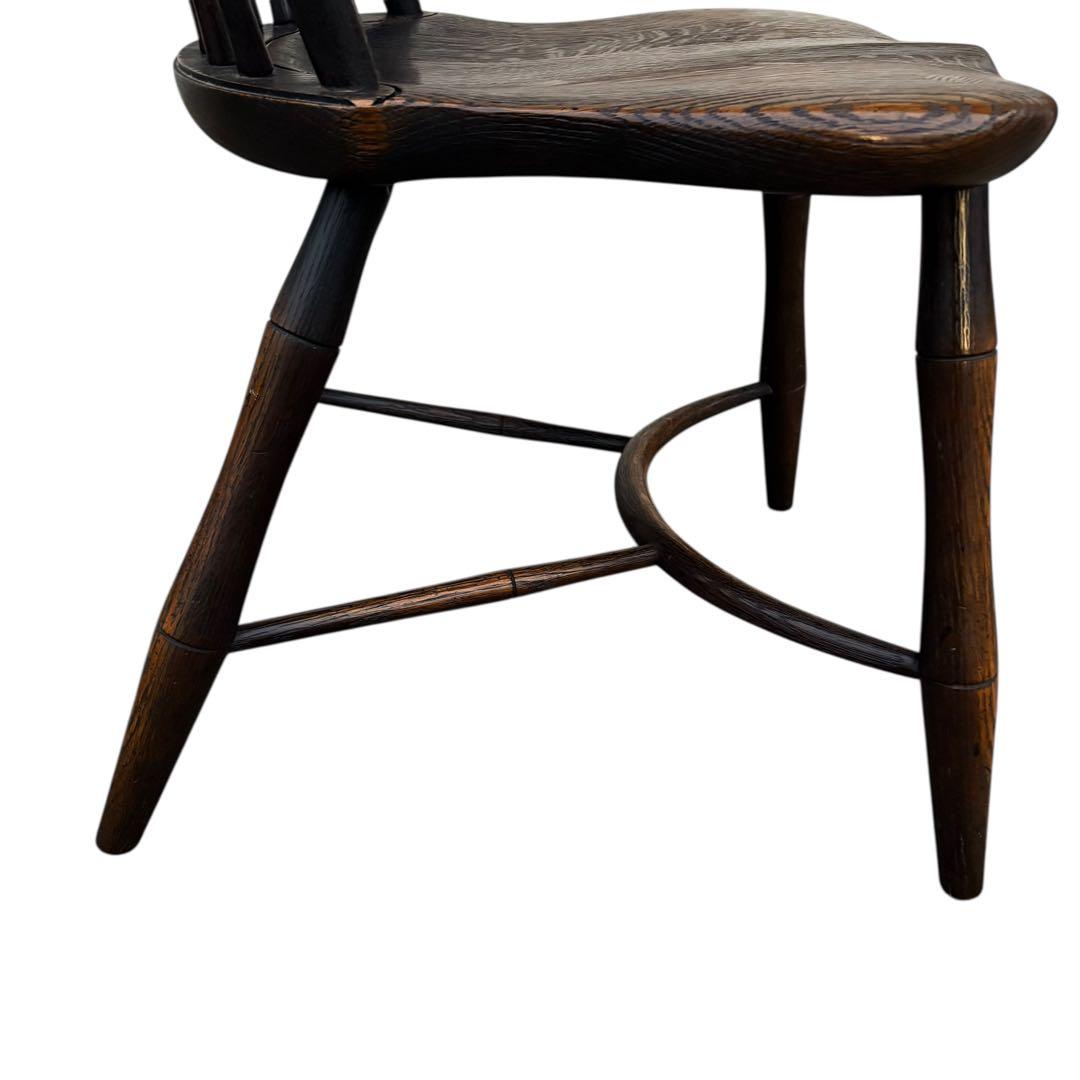 【美品】飛騨産業 キツツキ PROVINCIAL ボウバックチェア アームレス③