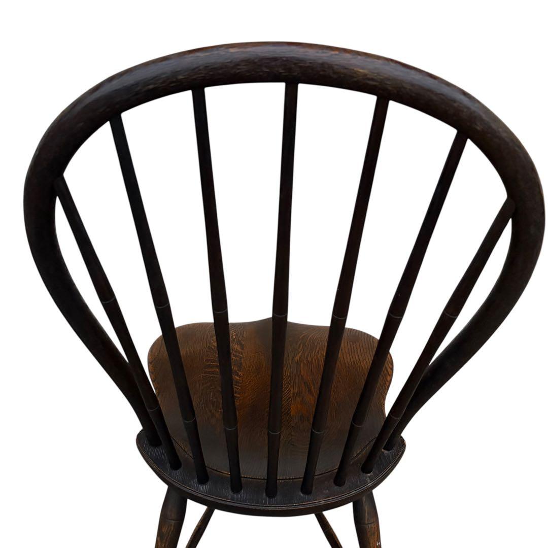 【美品】飛騨産業 キツツキ PROVINCIAL ボウバックチェア アームレス③