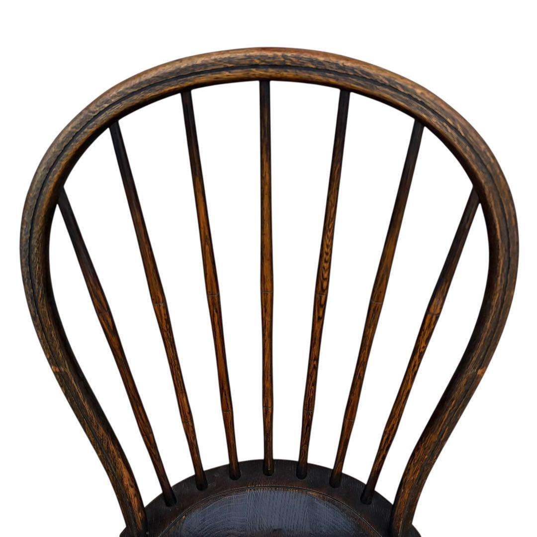 【美品】飛騨産業 キツツキ PROVINCIAL ボウバックチェア アームレス③