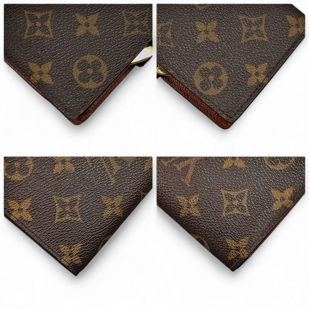 美品 ルイヴィトン モノグラム ポルトモネ ビエ ヴィエノワ 折り財布 がま口