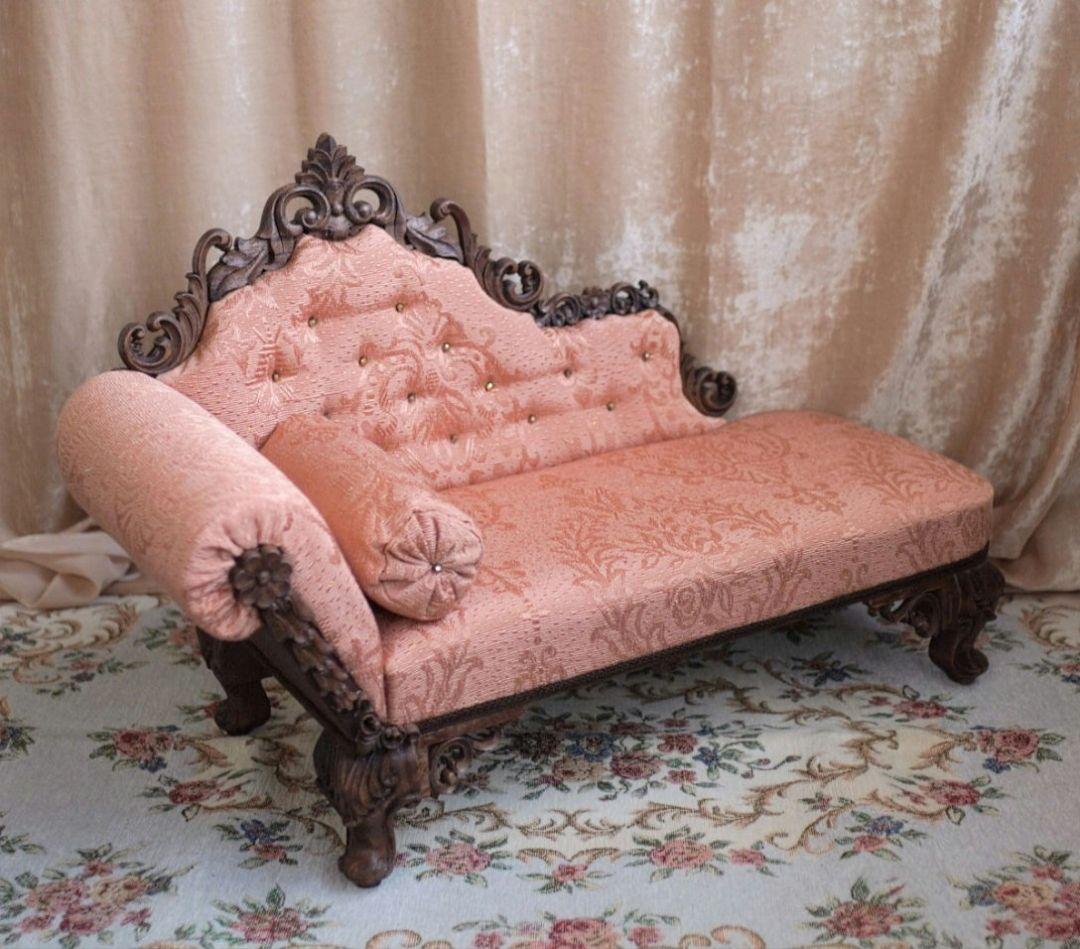 ドール用 1/3サイズ クラシカルカウチソファ アンティークローズ SD BJD