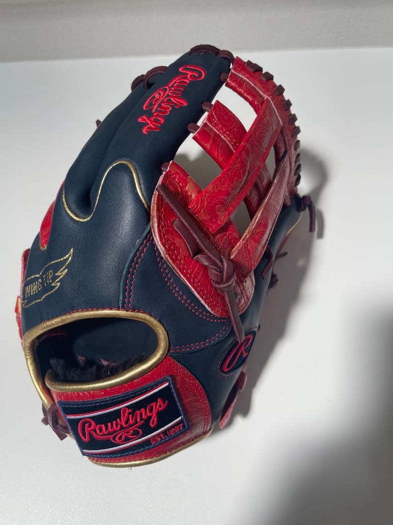 ローリングス　グローブ　オールラウンド　軟式　ペイズリー