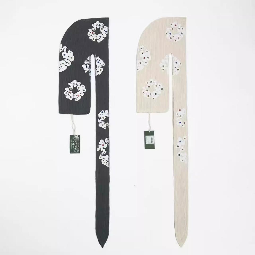 DENIM TEARS Rhinestone Du Rag　オフホワイト