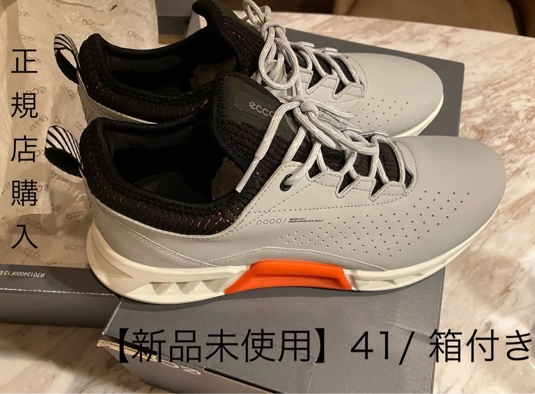 【新品】エコーeccoBIOM C4(人気色Concrete.Black/41)