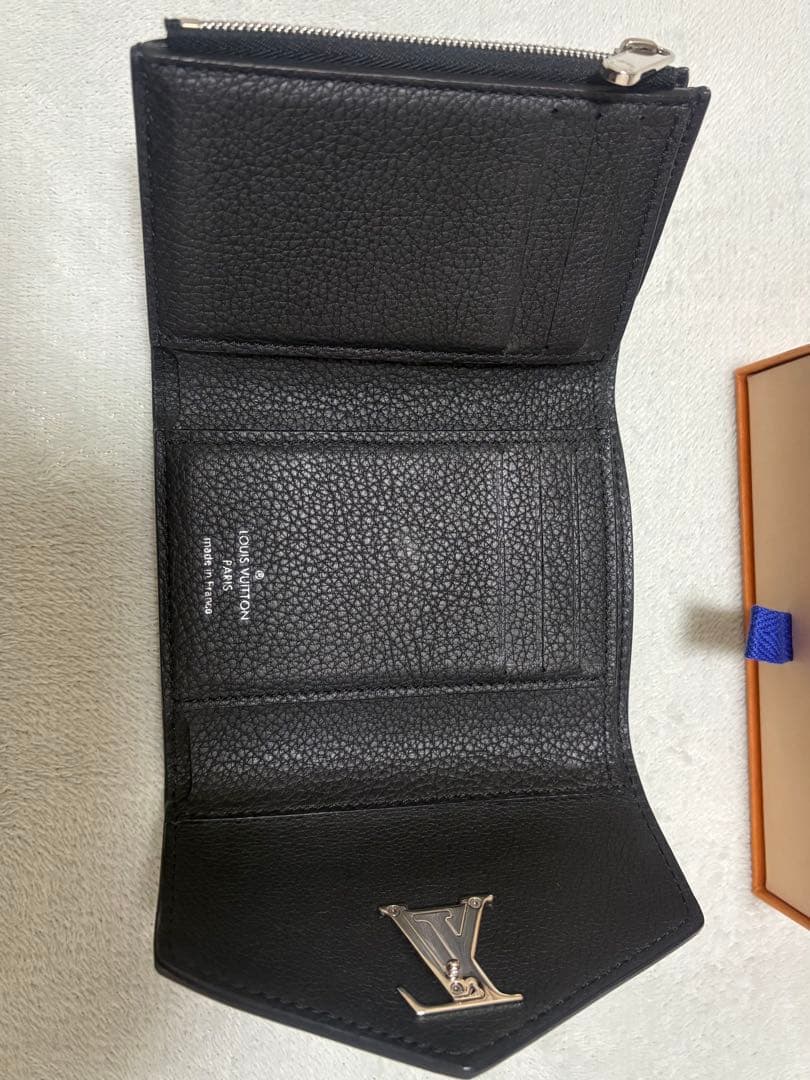 ルイヴィトン ポルフォイユ・マイロックミー コンパクト ブラック 財布