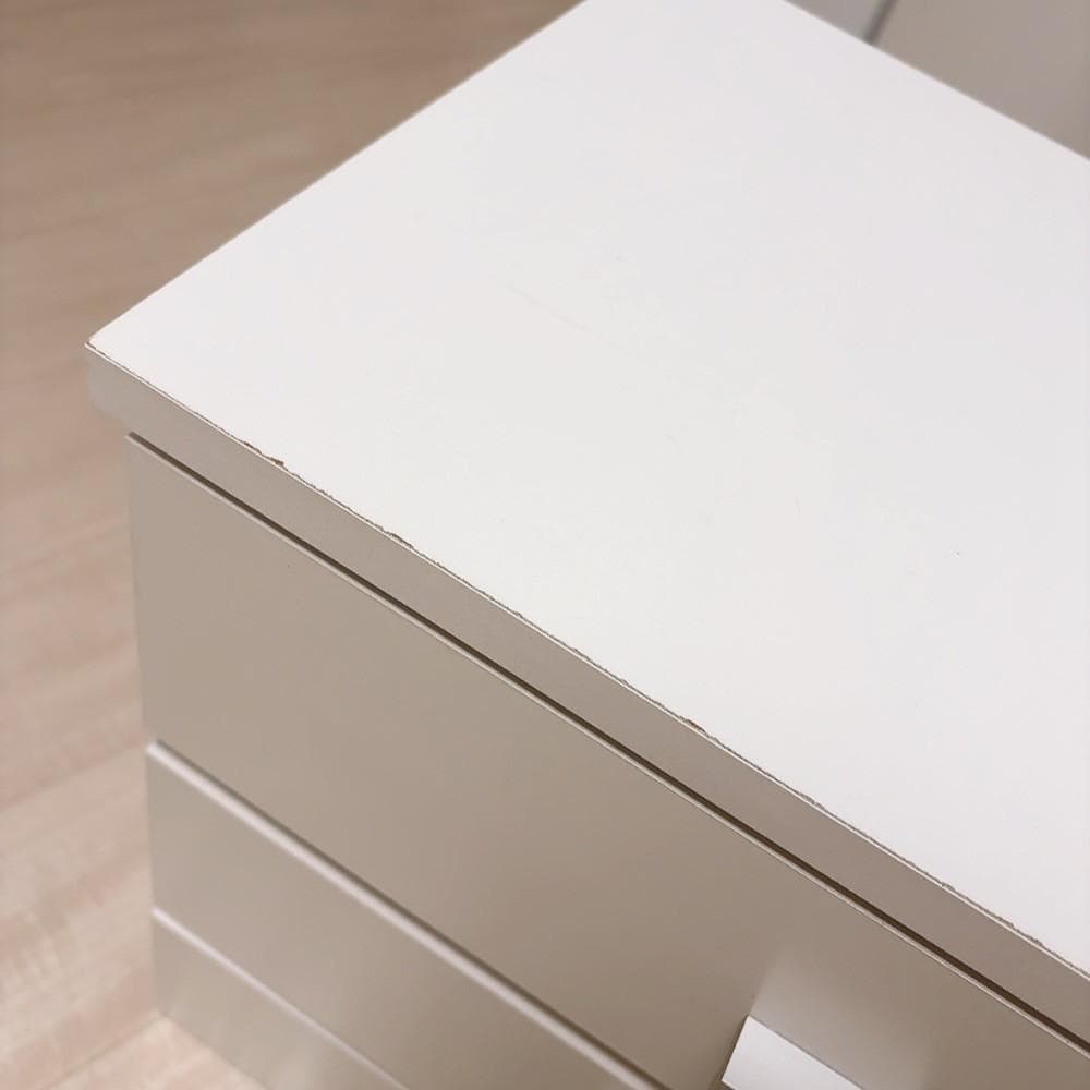コンパクトドレッサー♡ホワイト♡完成品♡大容量♡