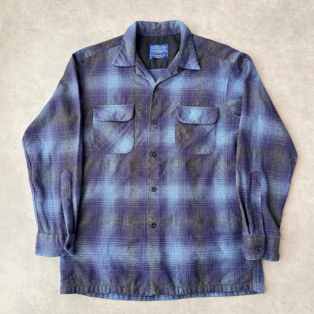 の*ん様 PENDLETON ペンドルトン ボードシャツ チェック 長袖 Mサイ