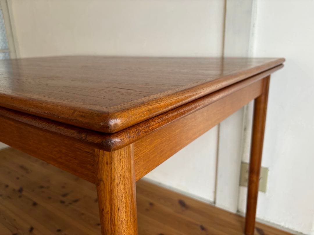 北欧ヴィンテージ　デンマーク　チーク　ドローリーフテーブル