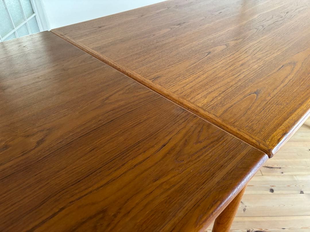 北欧ヴィンテージ　デンマーク　チーク　ドローリーフテーブル