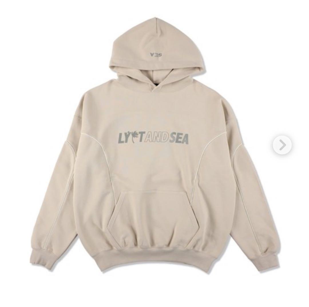 LYFT×WDS パイピングパーカー ベージュ オーバーサイズL リフト