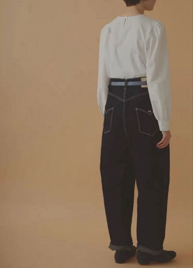 mina perhonen ミナペルホネン always テーパードデニム 34