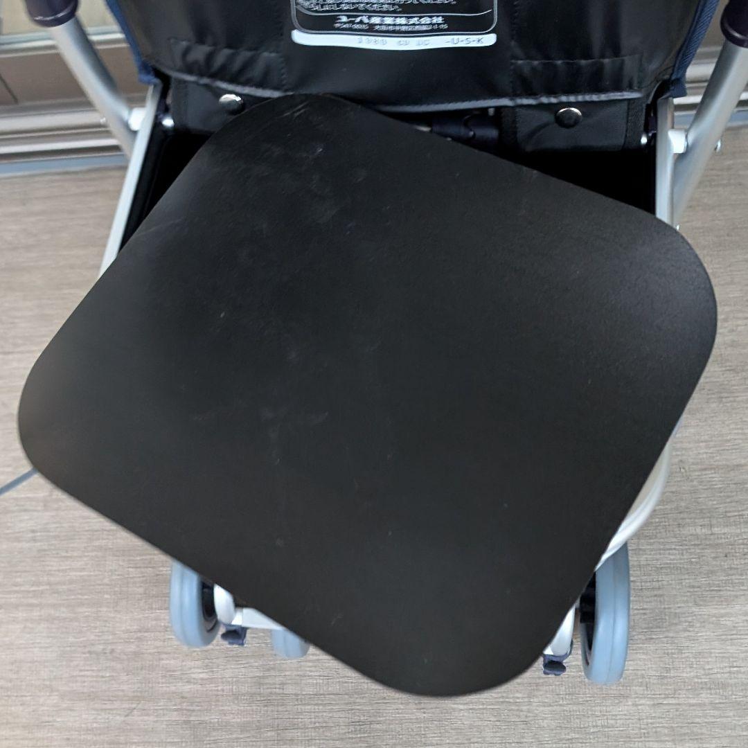 ユーバ産業 SUWAREL シルバーカー ショッピングカート 花柄ネイビーブルー