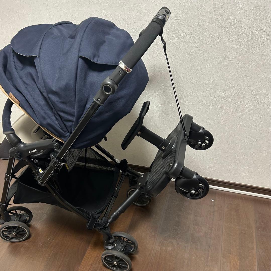 コンビ スゴカルα4キャスcompact エッグショック　ネイビー