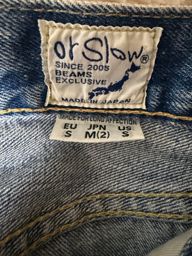 orSlow × BEAMS BOY 別注 NO.8 デニムパンツ SIZE2