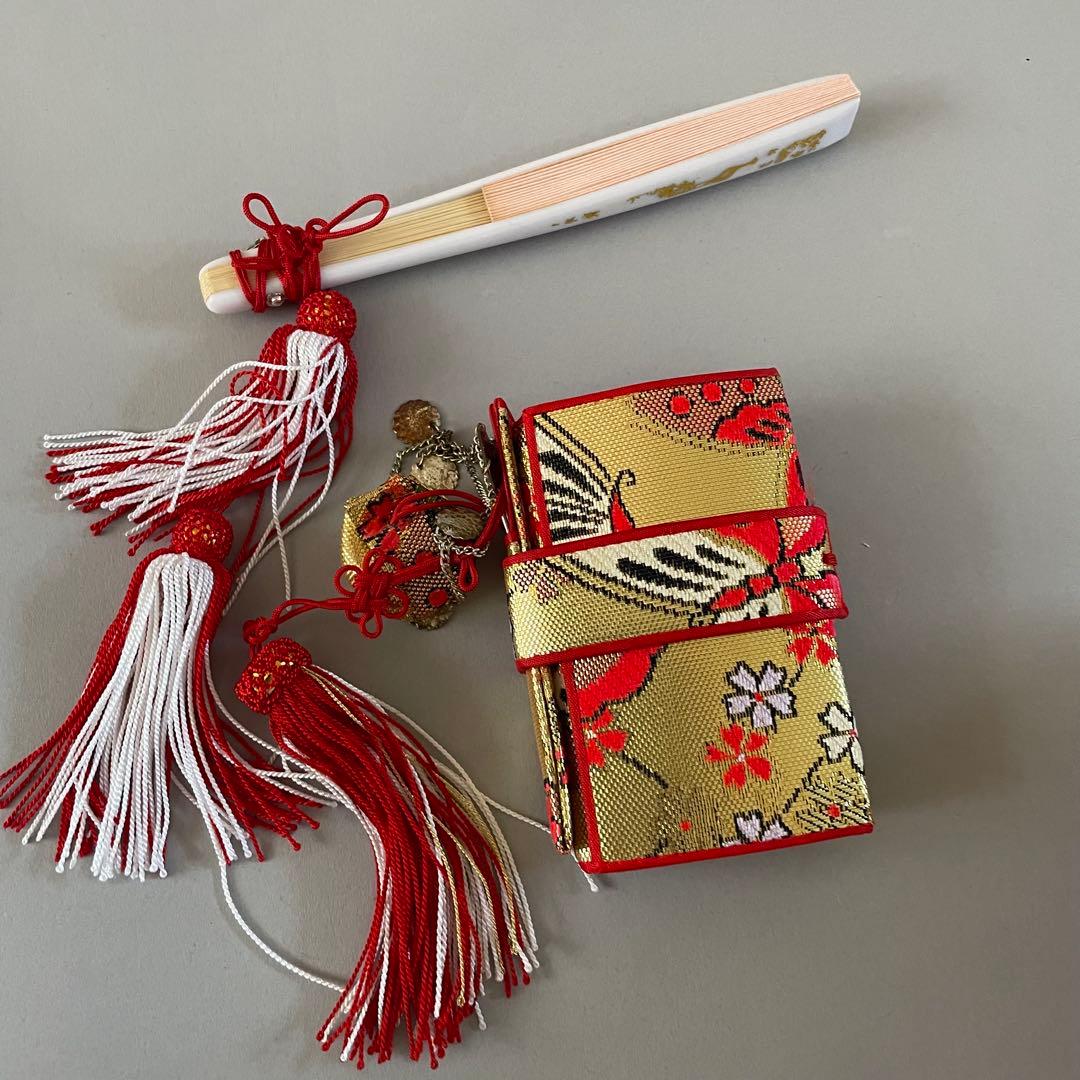 七五三　5歳向き　アンティークお着物セット