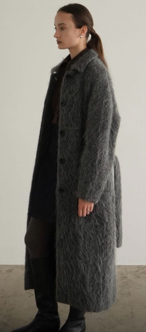 新品 CLANE LONG SHAGGY LADY MAXI COAT 24AW