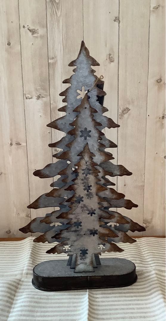 ブリキ　クリスマスツリー　希少！
