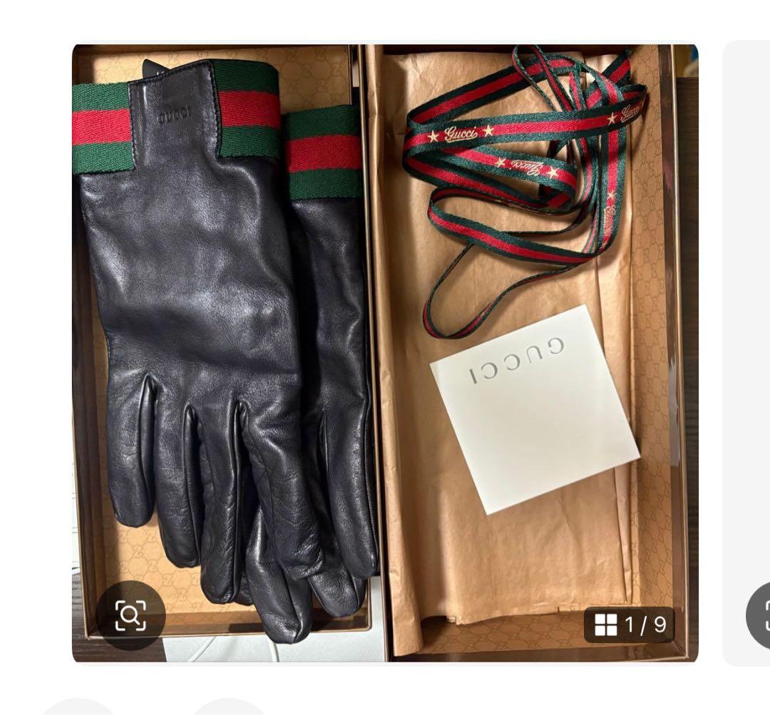 GUCCI手袋レザー
