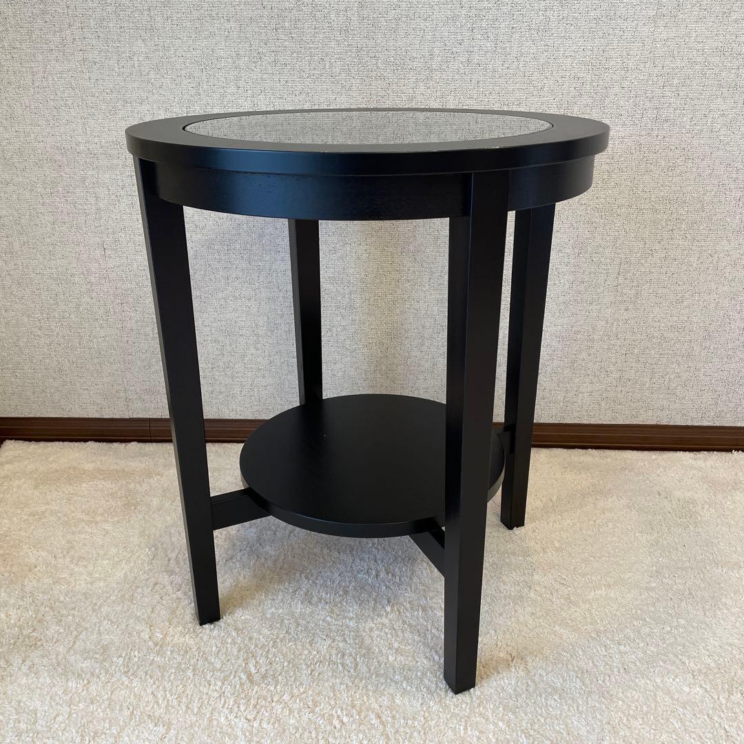 値下げ‼️IKEA サイドテーブル　ブラウンブラック