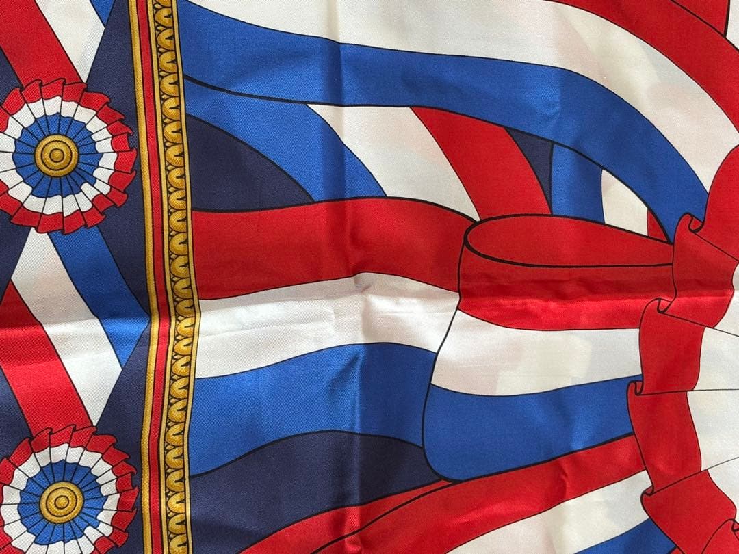 専用新品未使用 Pierre Baxel シルク100%スカーフ 大判　イタリア