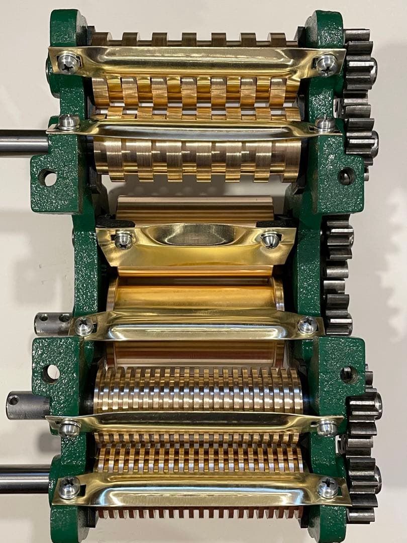 小野式製麺機　両刃　【2505-02】　説明書コピー有り