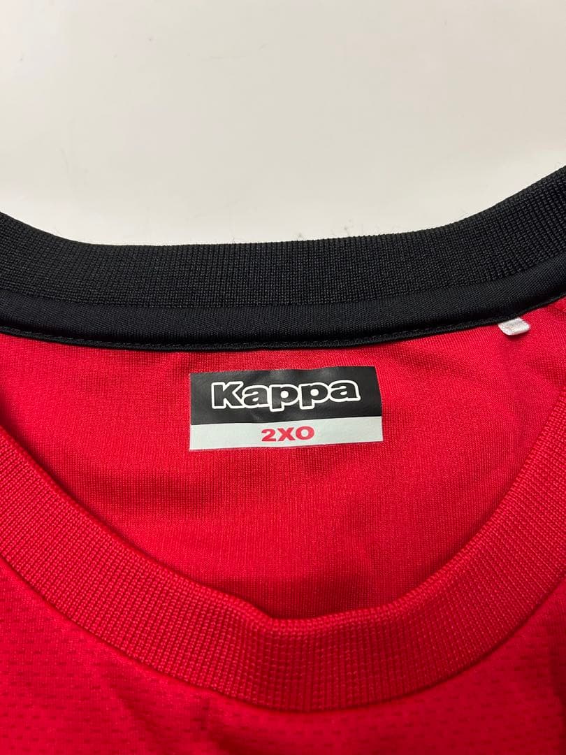 ジェフユナイテッド市原千葉　Kappa 長袖サッカーウェア　レッド　2XOサイズ