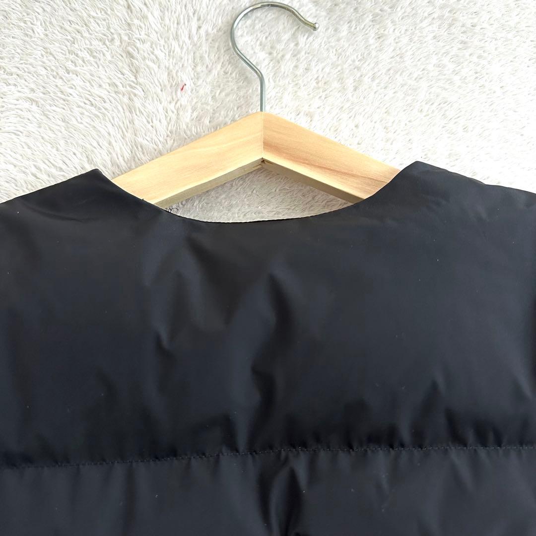 美品　DOUBLE BUTTONED DOWN SHORT COAT 38 黒