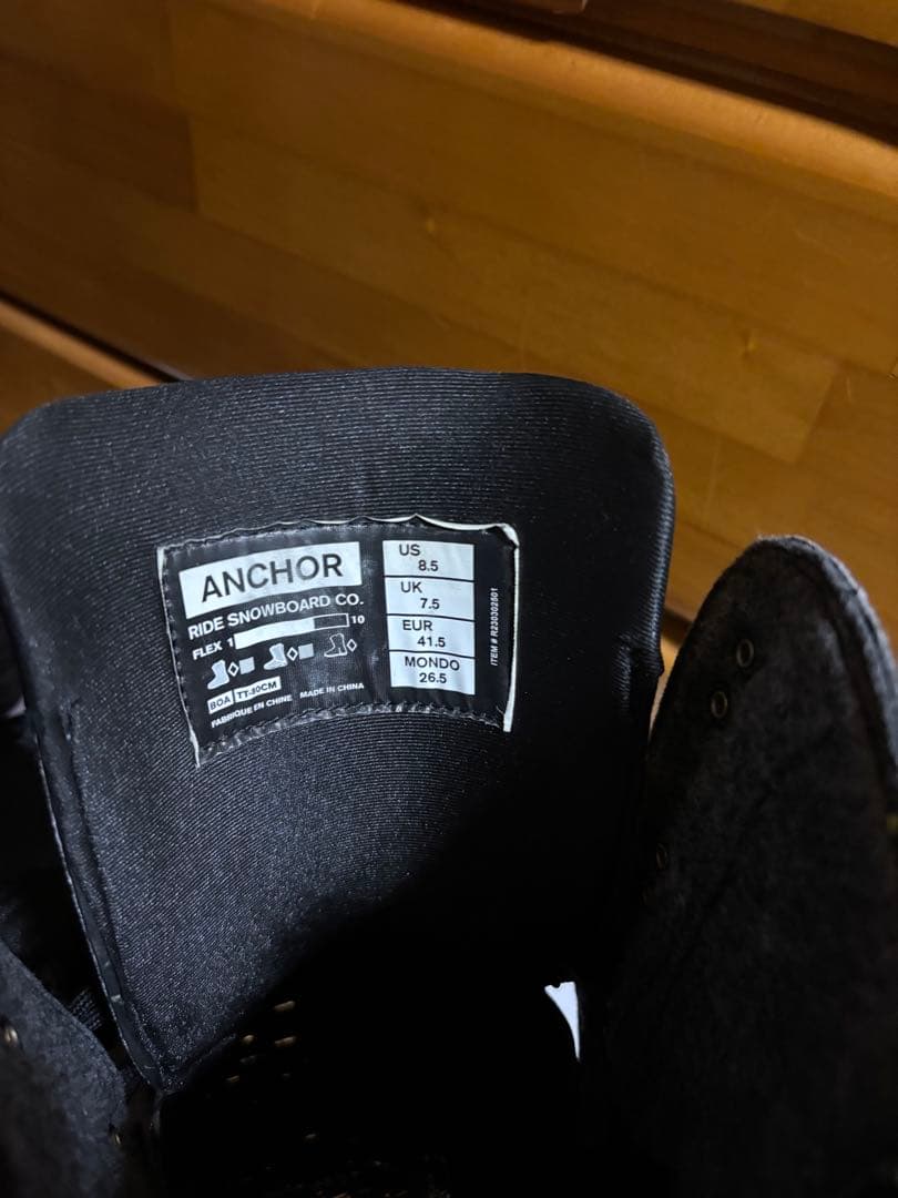 RIDE ANCHOR 23-24モデル　26.5センチ