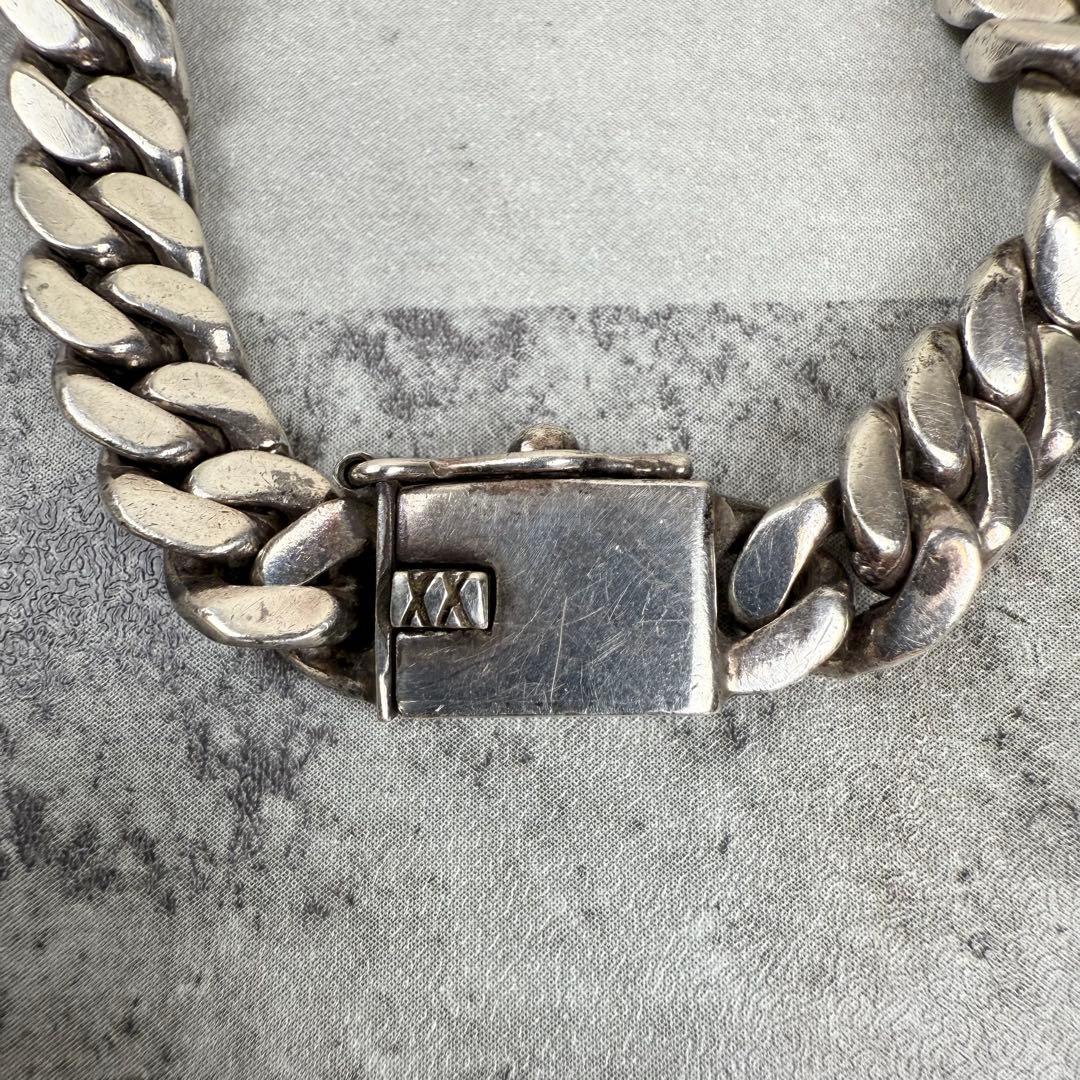 VINTAGE ヴィンテージ シルバー925 喜平チェーンブレスレット