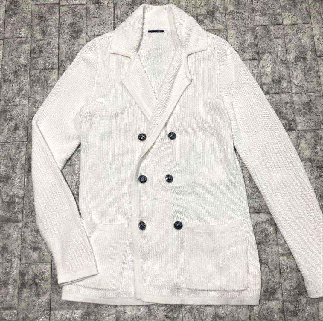 ラルディーニ　ニット　ジャケット　ダブル　イタリア製