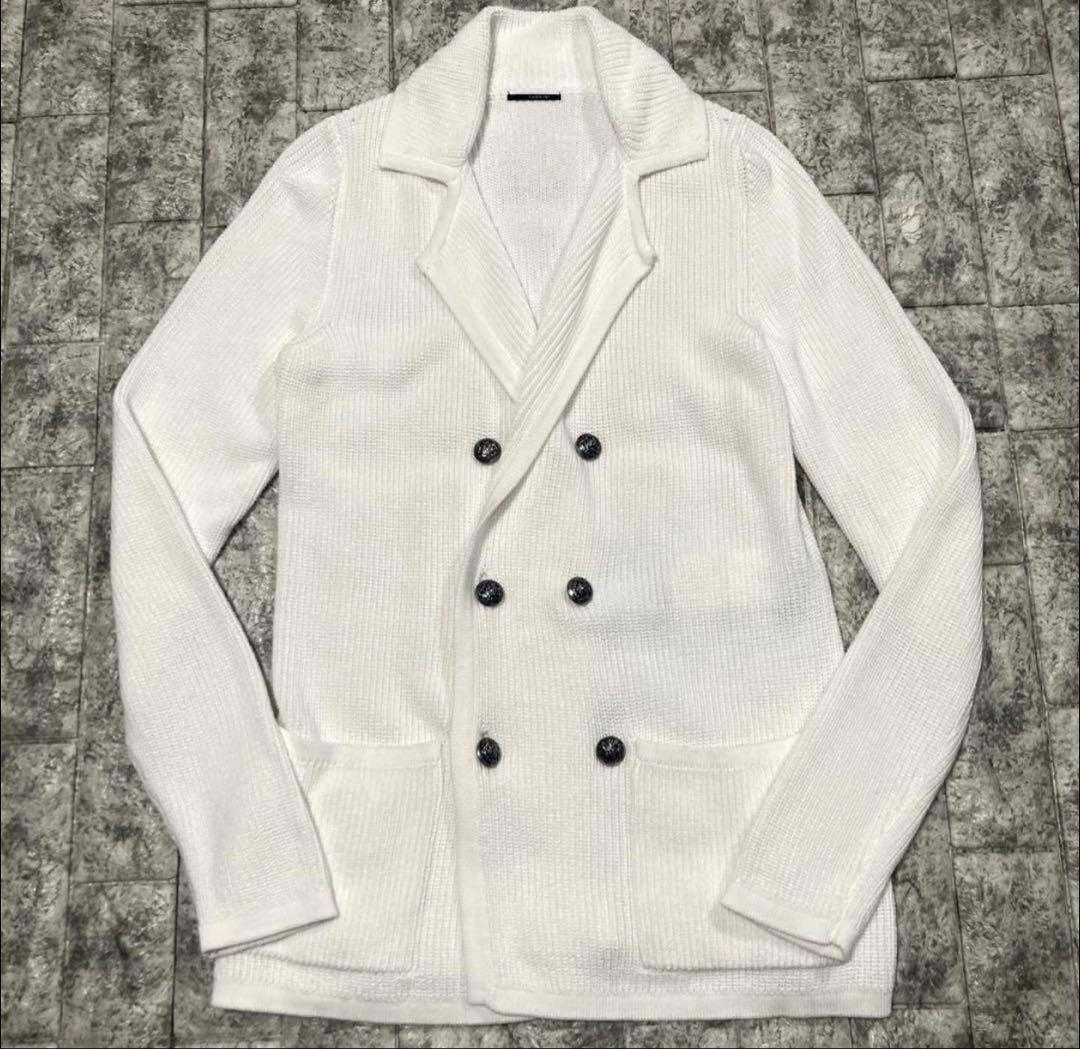 ラルディーニ　ニット　ジャケット　ダブル　イタリア製