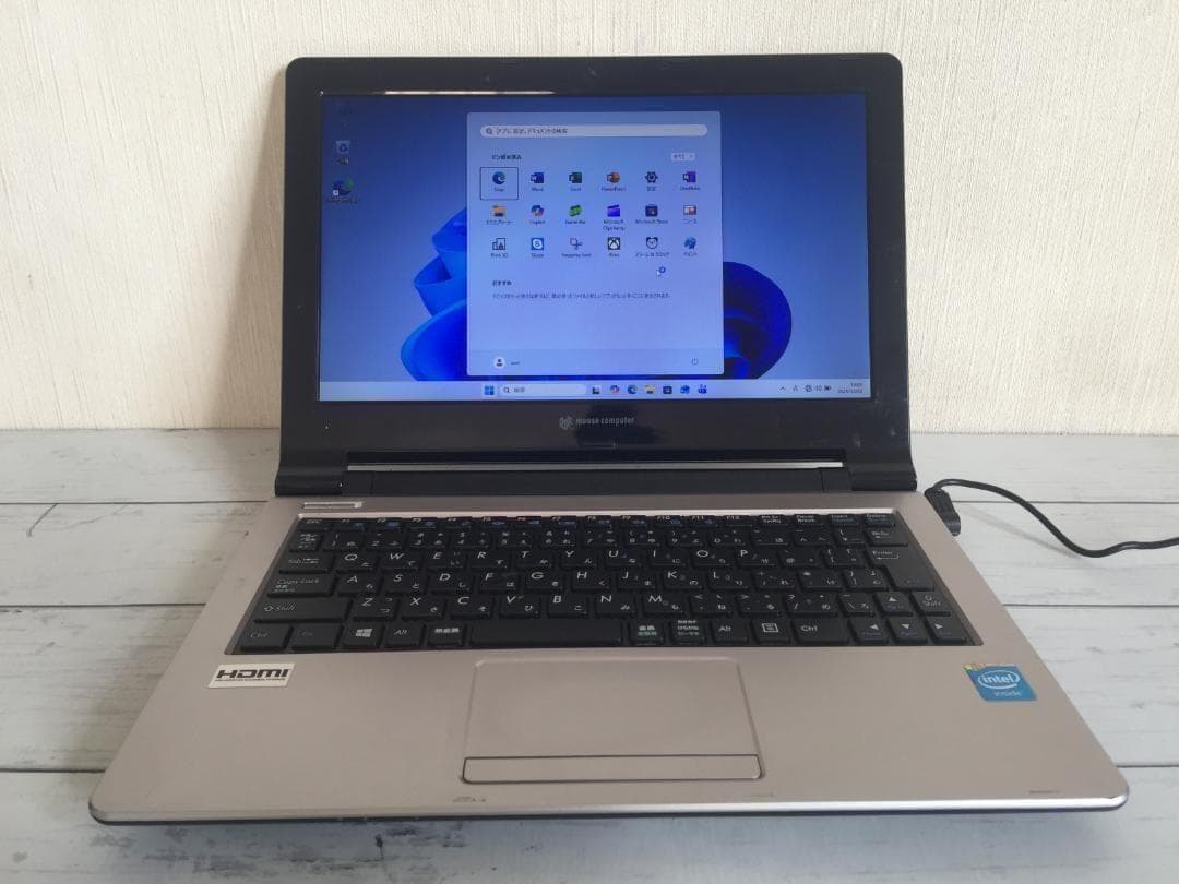 マウス MCN1000 11.6型TFT液晶/Office　薄型・コンパクトPC