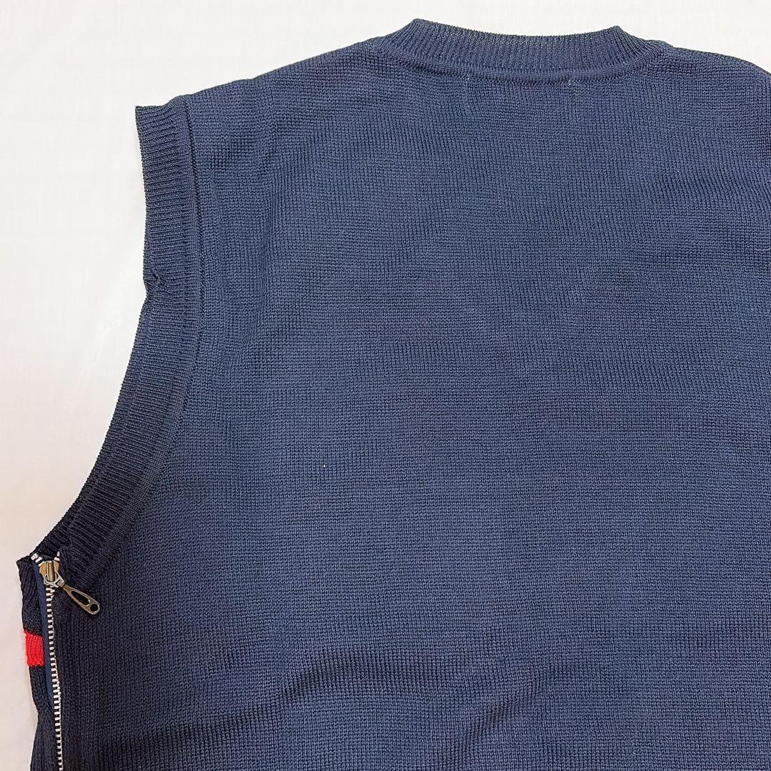 【新品タグ付き】MUNSINGWEAR ベスト 90年代 ネイビー M