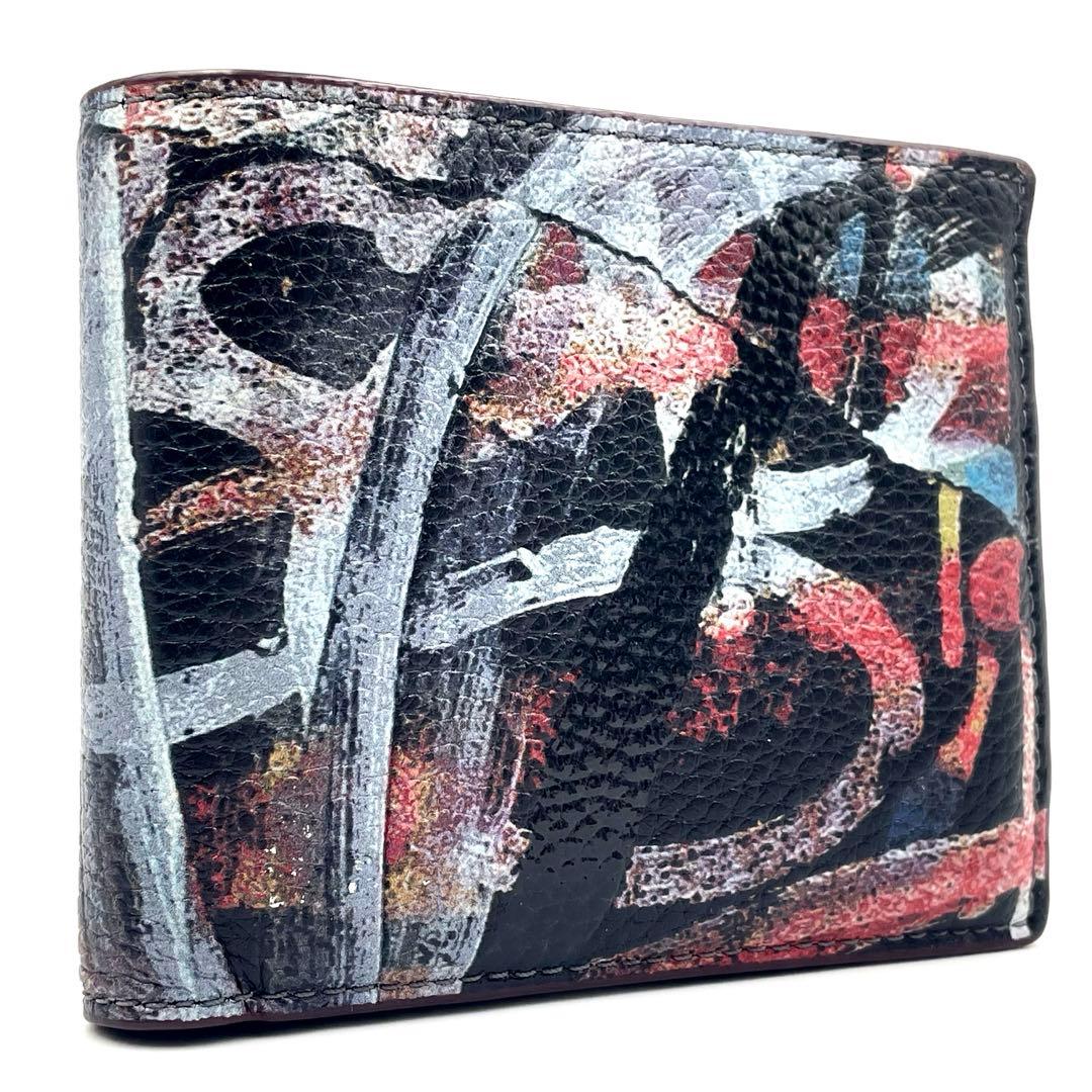 未使用級✨コーチ ミント＆サーフ 3-IN-1 ウォレット 折り財布グラフィック