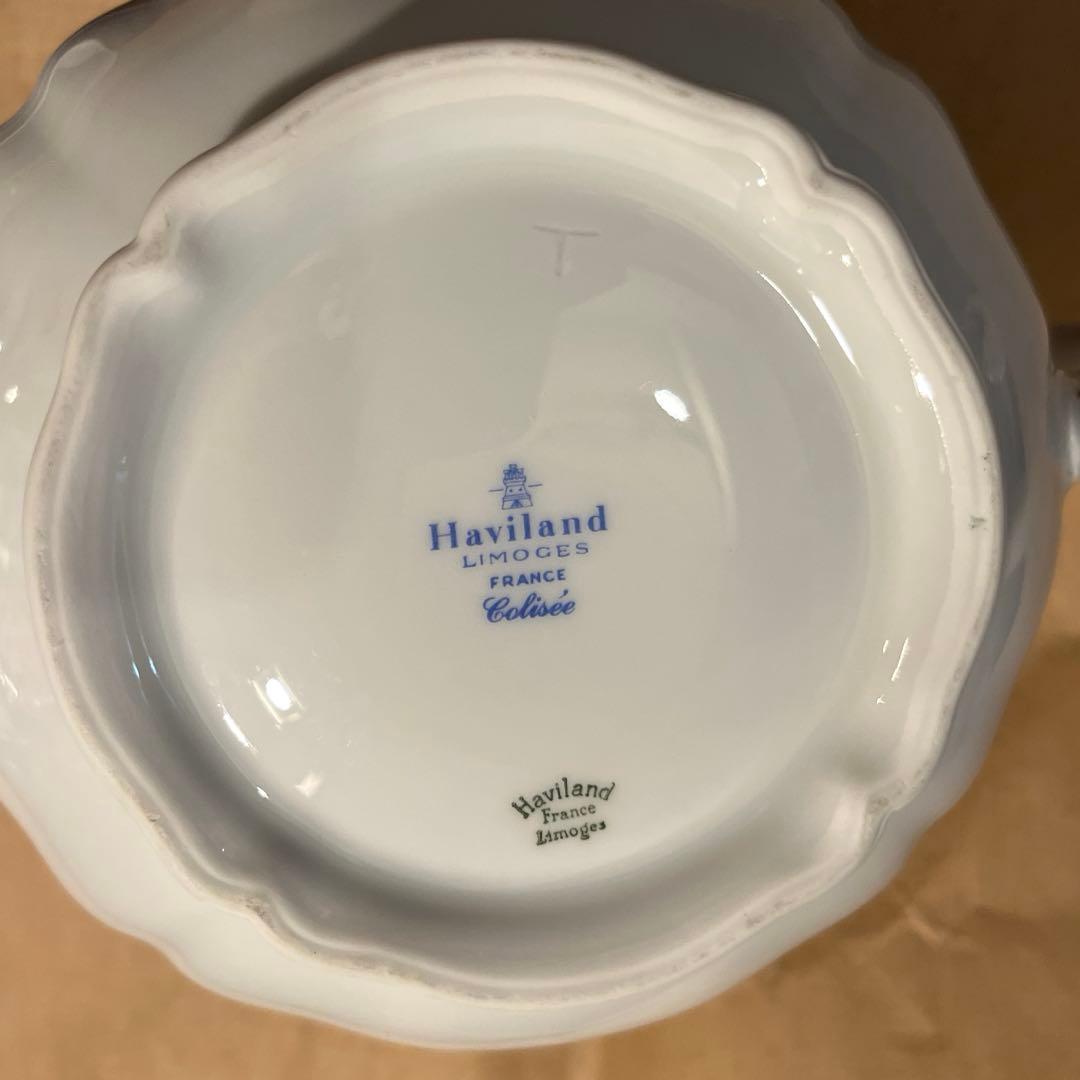 希少 アビランド リモージュ ティーポット シュガーポット クリーマー 3点