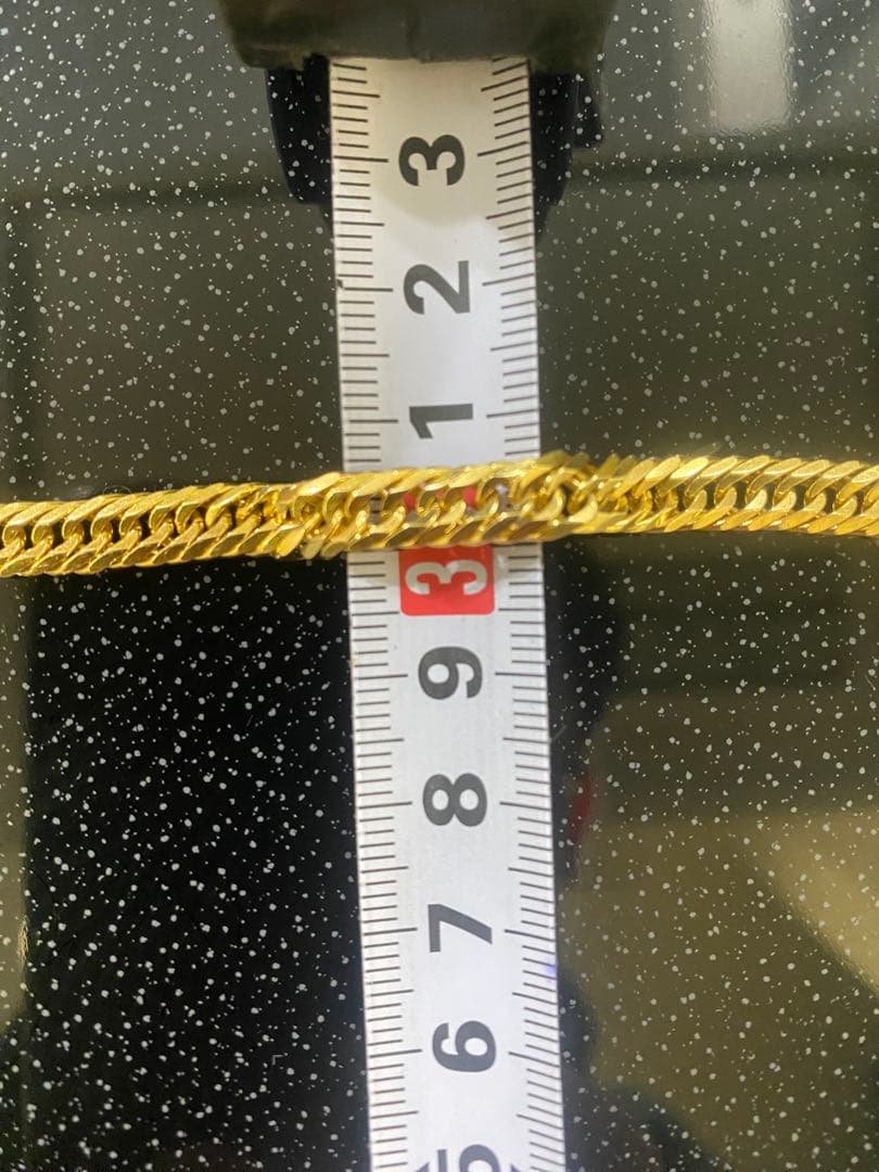 K18 喜平8面トリプルブレスレット19.9g造幣局マーク刻印入