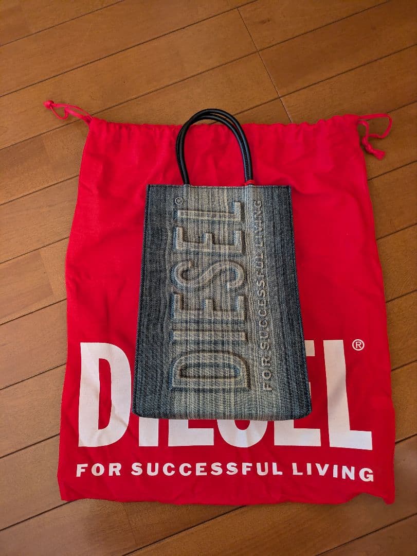 HS78　 DIESEL デニムトートバッグ