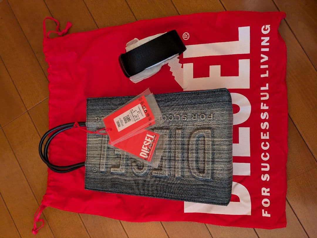 HS78　 DIESEL デニムトートバッグ