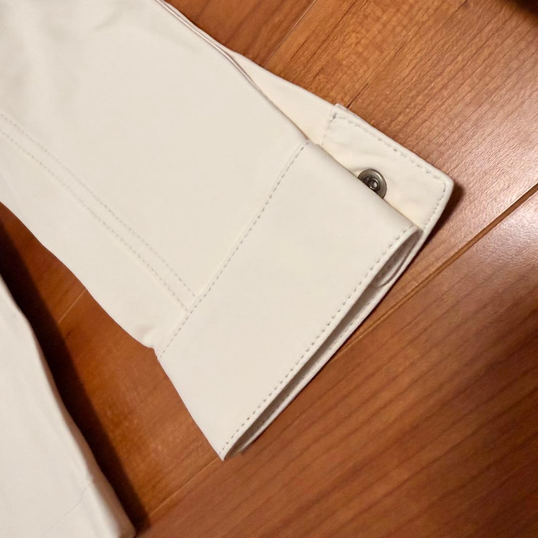 【タグ付き】ダンヒル イタリア製 ラムレザー ジャケット 羊革 オフホワイト